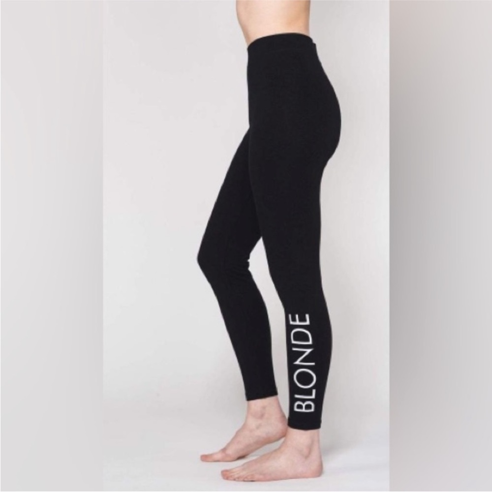 Brunette The Label “Blonde” Leggings. Size XS/S.